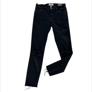 FRAME Le Skinny de Jeanne crop jeans size 26 in black